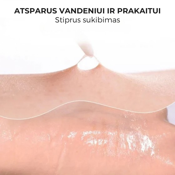 Nematomi dvigubi voko lipdukai akių pakėlimui