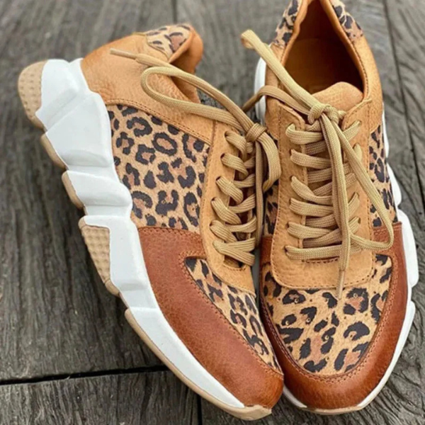 Stilingi bei patogūs leopardo rašto batai