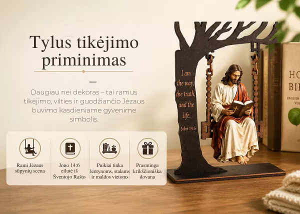 Krikščioniška dekoracija su Jėzumi