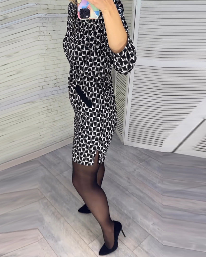 Elegantiška deimantinio rašto suknelė