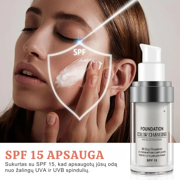 Universalus maskuojantis ir drėkinantis kremas su SPF15