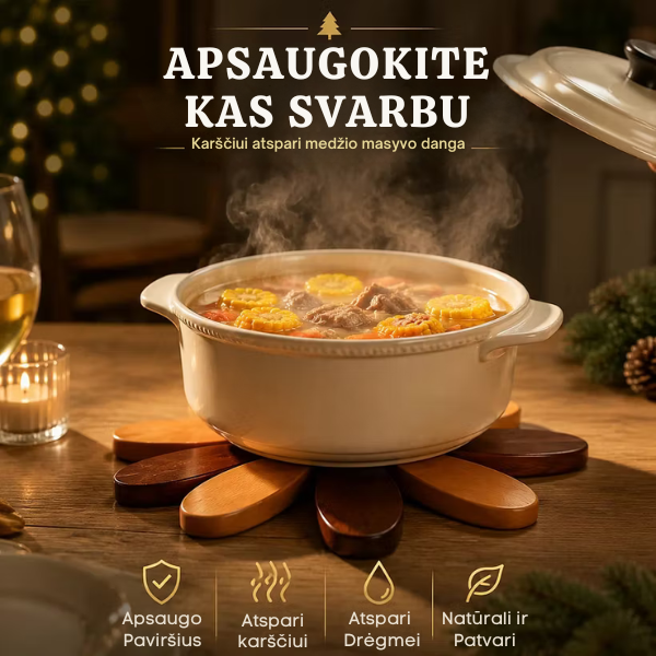 Medinis sulankstomas padėkliukas