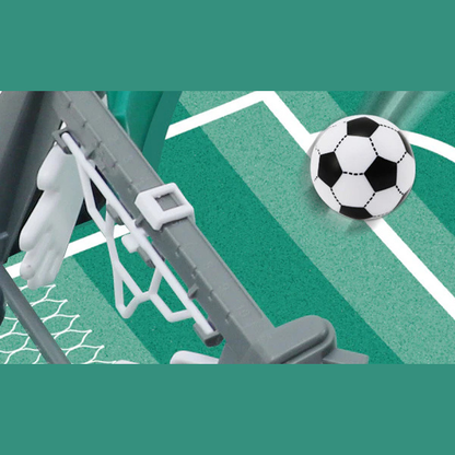 Interaktyvus nešiojamas stalo futbolas