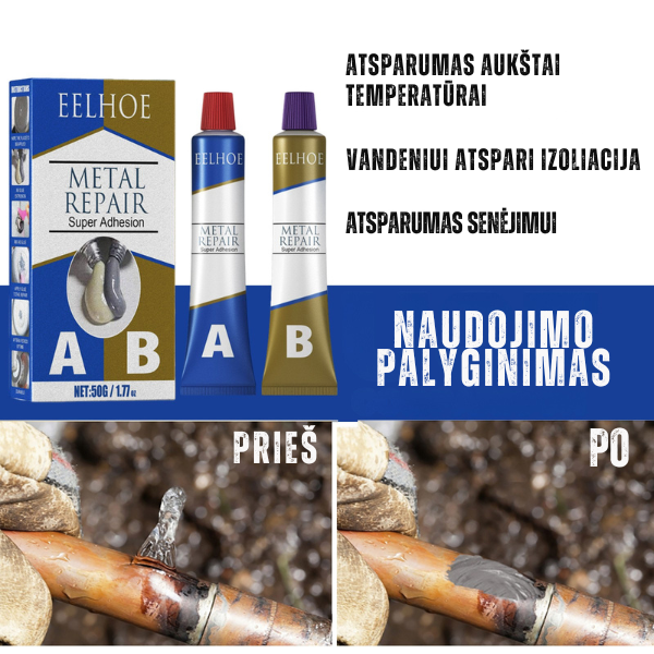 Klijų suvirinimo rinkinys (2 buteliukai)