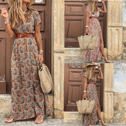 Boho stiliaus ilga suknelė