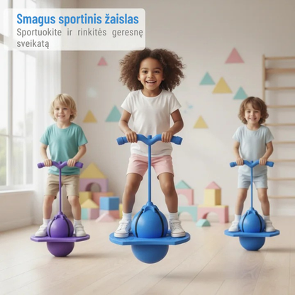 Sportinis šokinėjimo kamuolys vaikams ir suaugusiems
