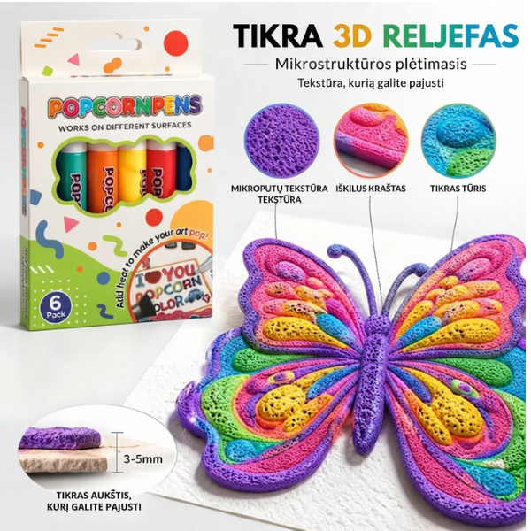 3D piešimo rašikliai
