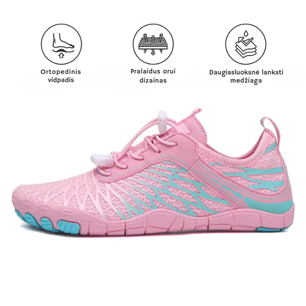 Unisex barefoot batai su plačia priekine dalimi