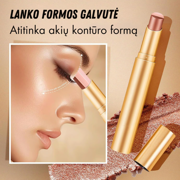 Kreminiai 3 spalvų akių šešėliai