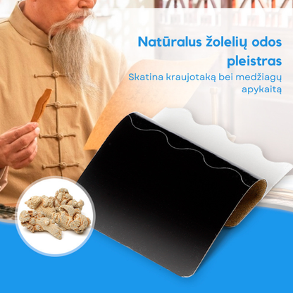 Natūralūs ir efektyvūs gydomieji pleistrai