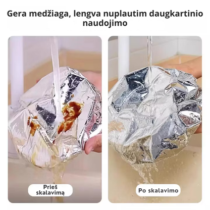 Aliumininiai termoizoliaciniai maisto uždangalai
