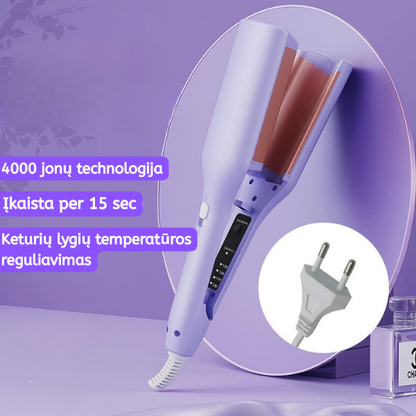 Plaukų formavimo įrankis su neigiamų jonų technologija