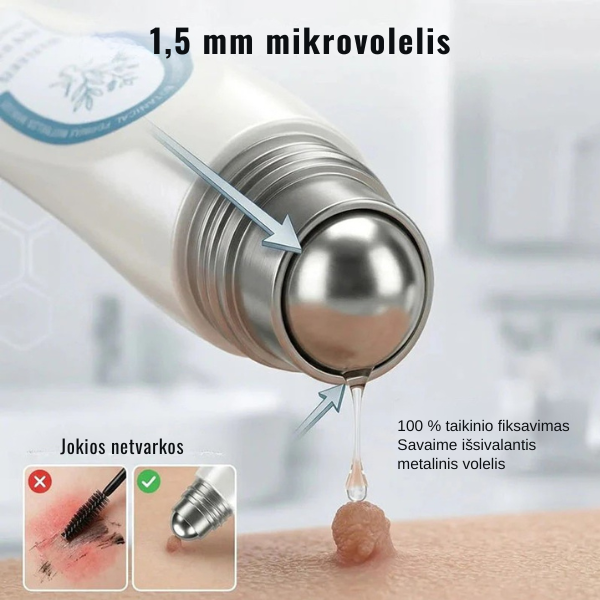 Serumas apgamams ir karpoms šalinti