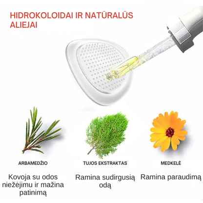 Mikro adatėlių pleistrai nuo odos netobulumų