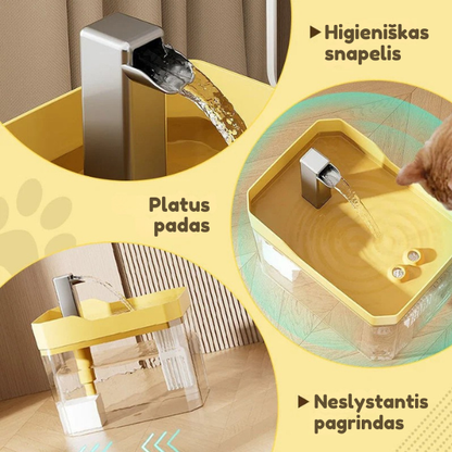 Automatinė gertuvė-fontanas katėms ir mažiems šunims