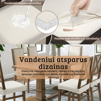 Vandeniui atsparus kėdės užvalkalas