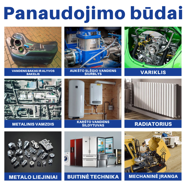 Klijų suvirinimo rinkinys (2 buteliukai)