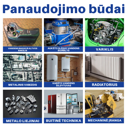 Klijų suvirinimo rinkinys (2 buteliukai)