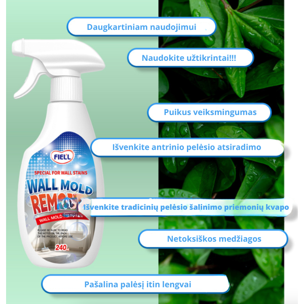 Pelėsio šalinimo priemonė