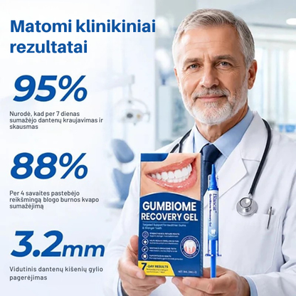 Gelis dantenų priežiūrai su hialurono rūgštimi