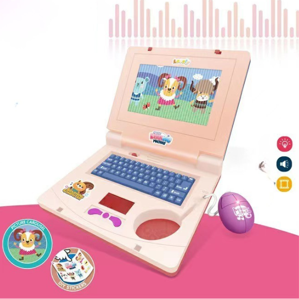 Interaktyvus edukacinis žaislinis nešiojamas kompiuteris