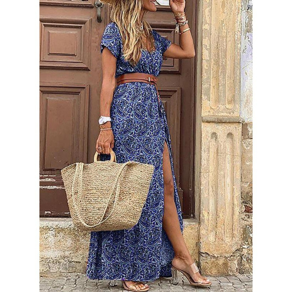 Boho stiliaus ilga suknelė