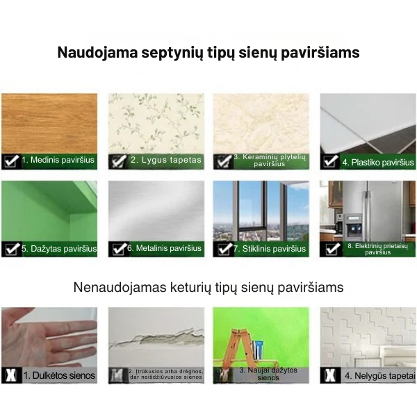 Veidrodinė plėvelė - nedūžtantis, drėgmei atsparus veidrodis DIY