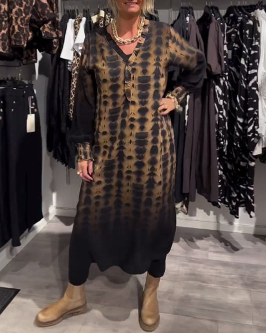 Patogi leopardo suknelė