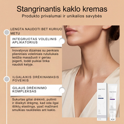 Stangrinamasis kremas su 5 masažiniais voleliais