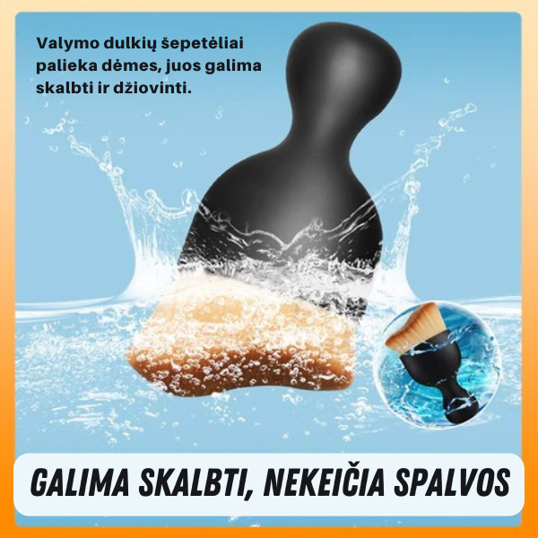 Automobilio salono valymo šepetėlis su logotipu