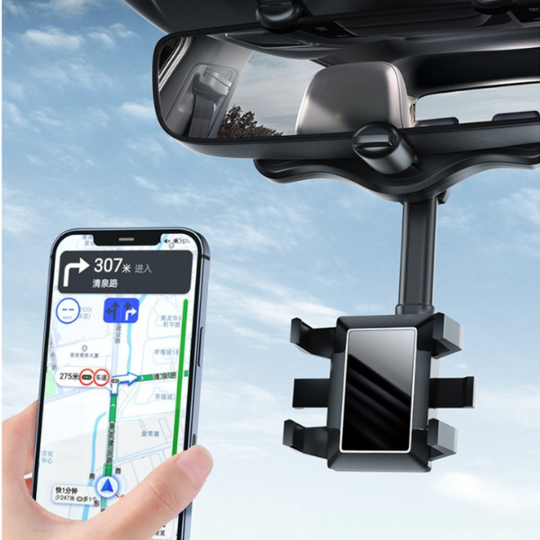 Telefono laikiklis automobiliui ant veidrodėlio