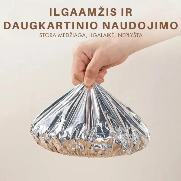 Aliumininiai termoizoliaciniai maisto uždangalai