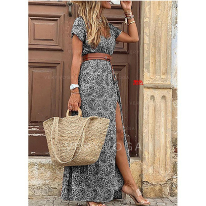 Boho stiliaus ilga suknelė