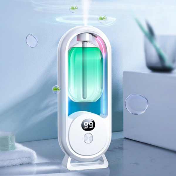 Automatinis kvapų difuzorius su laikmačiu ir LED apšvietimu