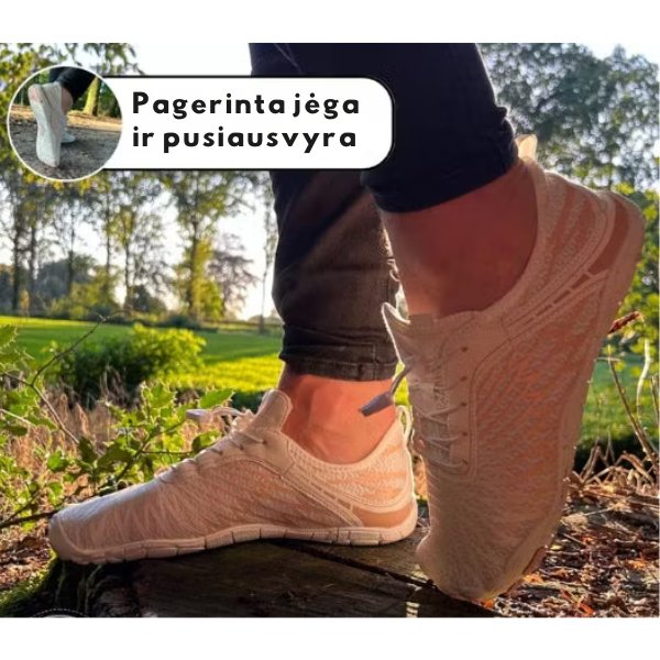 Unisex barefoot batai su plačia priekine dalimi