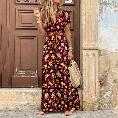 Boho stiliaus ilga suknelė