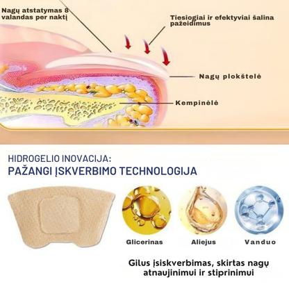Gydomieji pleistrai nagams