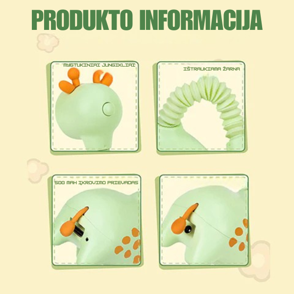 Įkraunama naktinė lemputė „Žirafa“