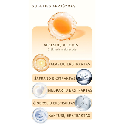 Apelsinų fermentų šveičiamasis gelis – švelnus negyvos odos šalinimas