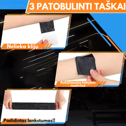 Kineziterapinis pleistras pečiams