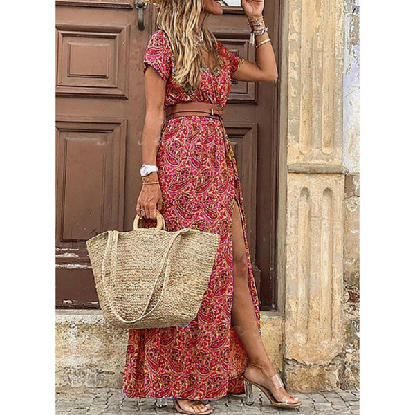 Boho stiliaus ilga suknelė