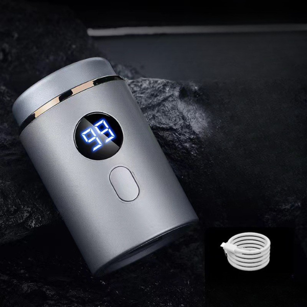 Mini elektrinis skustuvas su LED ekranu