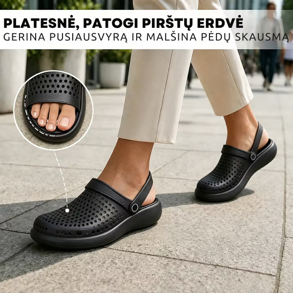 Itin patogios ortopedinės vasarinės šlepetės