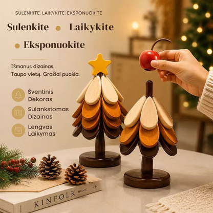 Medinis sulankstomas padėkliukas