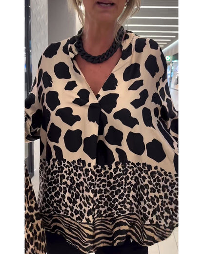 Patogi ir elegantiška leopardo palaidinė