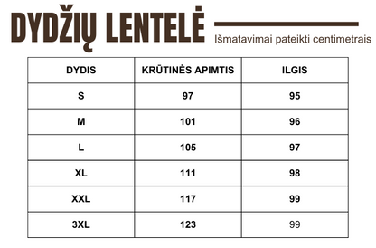 Laisvo stiliaus megztinio tipo suknelė su širdelėmis